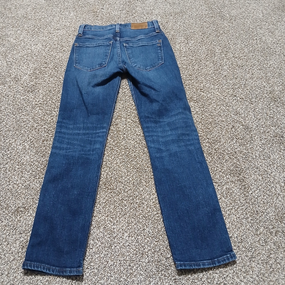 Madewell Classic Blue Women's Jeans‎ Slim Straight - Picture 7 of 11